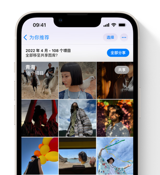 康巴什苹果维修网点分享在 iPhone 上使用共享图库 