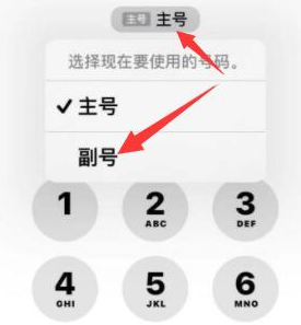 康巴什苹果14维修店分享iPhone 14 Pro Max使用副卡打电话的方法 