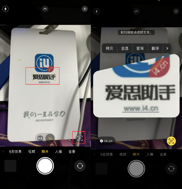 康巴什苹果手机维修分享升级iOS 16后如何通过相机翻译文本 